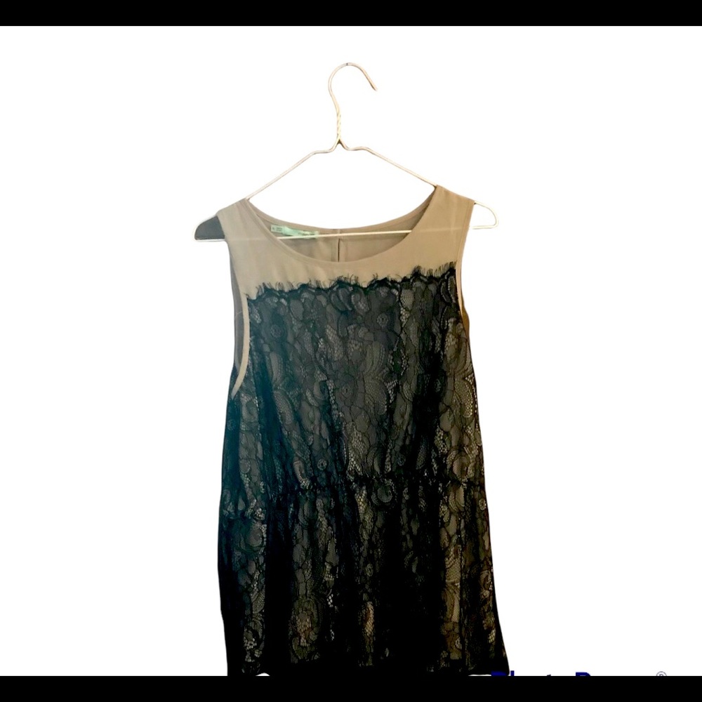 Pre-loved Black and Grey Lace Maurice Shirt